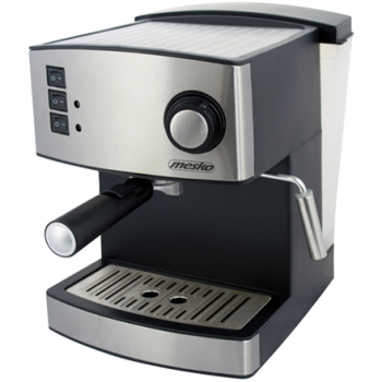 Mesko | Espresso Machine | MS 4403 | Pump pressure 15 bar | Built-in milk frother | Semi-automatic | 850 W | Stainless steel/Black