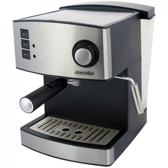 Mesko | Espresso Machine | MS 4403 | Pump pressure 15 bar | Built-in milk frother | Semi-automatic | 850 W | Stainless steel/Black