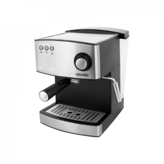 Mesko | Espresso Machine | MS 4403 | Pump pressure 15 bar | Built-in milk frother | Semi-automatic | 850 W | Stainless steel/Black