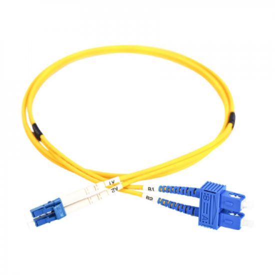 Digitus | Patch Cord | DK-2932-02 | Cable diameter 3 mm; Cable type: I-VH 2E9/125µ; Fiber diameter: 09/125µ; Connector 1/2: LC/SM | Yellow