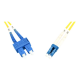 Digitus | Patch Cord | DK-2932-02 | Cable diameter 3 mm; Cable type: I-VH 2E9/125µ; Fiber diameter: 09/125µ; Connector 1/2: LC/SM | Yellow