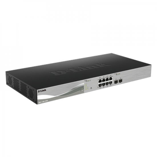 D-Link | Switch | DXS-1210-10TS | Web Management | Rack mountable | 10 Gbps (RJ-45) ports quantity 8 | SFP+ ports quantity 2 | Power supply type Single