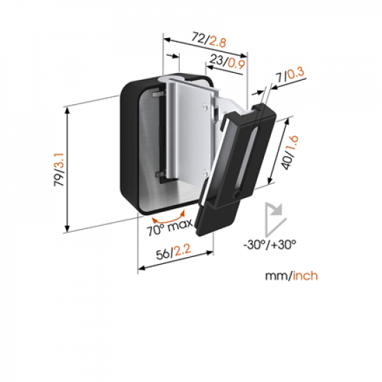Vogels | Loundspeaker Mount | Turn, Tilt | Maximum weight (capacity) 5 kg | Black