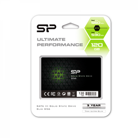 Silicon Power | S56 | 120 GB | SSD form factor 2.5