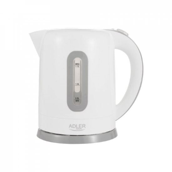 Adler | Kettles | AD 1234 | Standard kettle | 2200 W | 1.7 L | Plastic | 360° rotational base | White