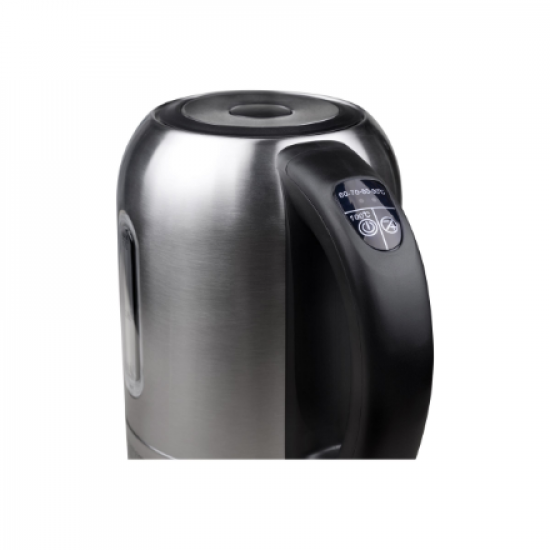 Camry | Kettle | CR 1253 | With electronic control | 2200 W | 1.7 L | Stainless steel | 360° rotational base | Stainless steel