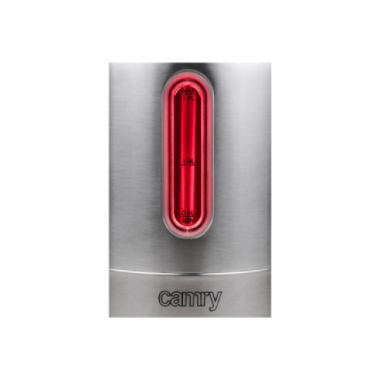 Camry | Kettle | CR 1253 | With electronic control | 2200 W | 1.7 L | Stainless steel | 360° rotational base | Stainless steel