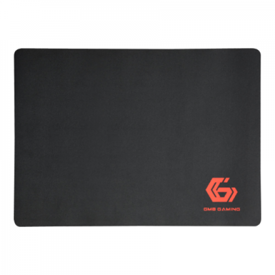 Gembird | MP-GAME-M | natural rubber foam + fabric | Gaming mouse pad, medium | Gaming mouse pad | 250x350x3 mm | Black