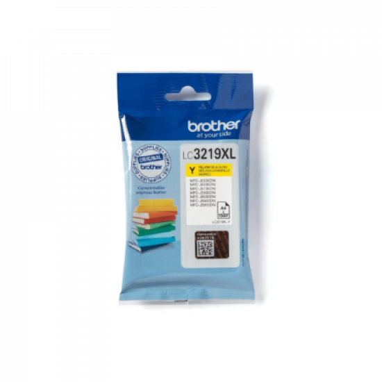 Brother Super High Yield Ink Cartridge LC3219XLBK | Ink Cartridge | Yellow