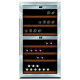 Caso | Wine cooler | Wine Comfort 66 | Energy efficiency class G | Showcase | Free standing | Bottles capacity Up to 66 bottles | Cooling type Compressor technology | Stainless steel/Black