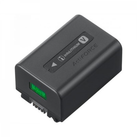 Sony | Compact V-series InfoLITHIUM™ rechargeable battery with 7.3V mean output and 6.9Wh (950mAh) capacity. | NP-FV50A
