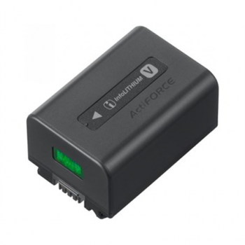 Sony | Compact V-series InfoLITHIUM™ rechargeable battery with 7.3V mean output and 6.9Wh (950mAh) capacity. | NP-FV50A