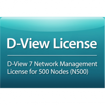 D-Link | License for D-View 7.0. | DV-700-N500-LIC_ | 0 month(s)