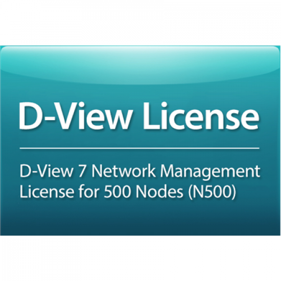 D-Link | License for D-View 7.0. | DV-700-N500-LIC_ | 0 month(s)
