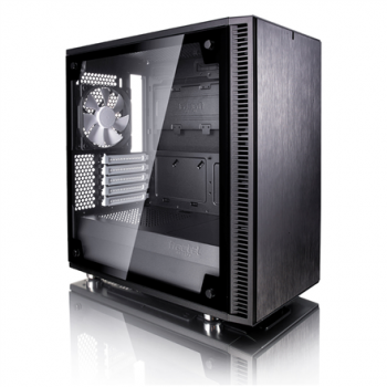 Fractal Design | Define Mini C TG | FD-CA-DEF-MINI-C-BK-TG | Side window | Left side panel - Tempered Glass | Black | Micro ATX | Power supply included No | ATX