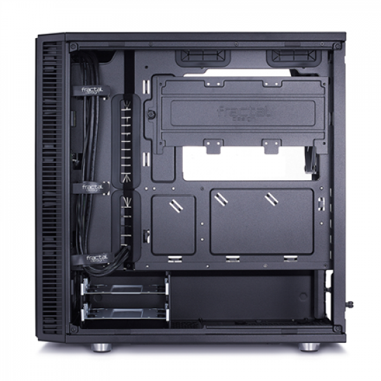 Fractal Design | Define Mini C TG | FD-CA-DEF-MINI-C-BK-TG | Side window | Left side panel - Tempered Glass | Black | Micro ATX | Power supply included No | ATX