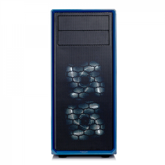 Fractal Design | Focus G | FD-CA-FOCUS-BU-W | Side window | Left side panel - Tempered Glass | Blue | ATX | Power supply included No | ATX