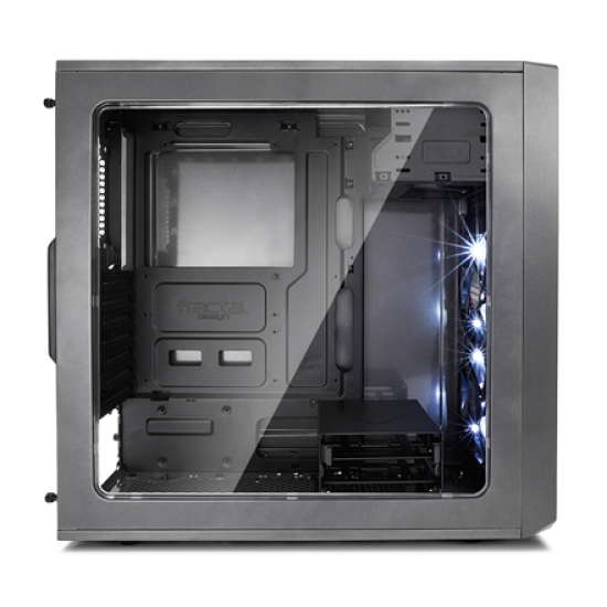 Fractal Design | Focus G | FD-CA-FOCUS-GY-W | Side window | Left side panel - Tempered Glass | Gray | ATX | Power supply included No | ATX