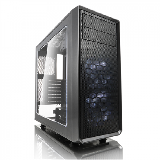 Fractal Design | Focus G | FD-CA-FOCUS-GY-W | Side window | Left side panel - Tempered Glass | Gray | ATX | Power supply included No | ATX