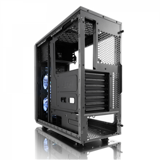 Fractal Design | Focus G | FD-CA-FOCUS-GY-W | Side window | Left side panel - Tempered Glass | Gray | ATX | Power supply included No | ATX