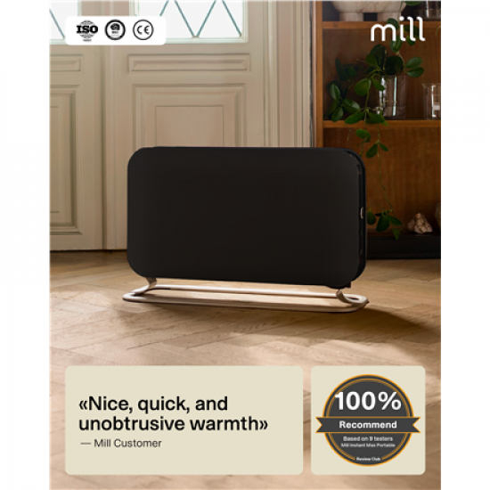Mill | Heater | SG2000LED | Convection Heater | 2000 W | Number of power levels 3 | Suitable for rooms up to 5-20 m² | Black