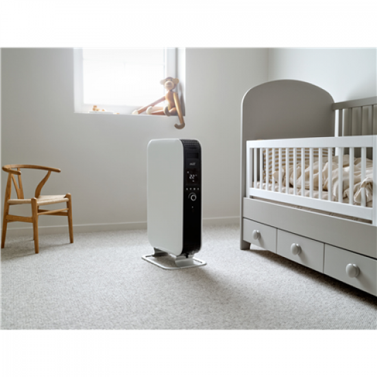 Mill | Heater | AB-H1000MEC | Oil Filled Radiator | 1000 W | Number of power levels 3 | Suitable for rooms up to 12-16 m² | White