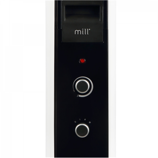 Mill | Heater | AB-H1000MEC | Oil Filled Radiator | 1000 W | Number of power levels 3 | Suitable for rooms up to 12-16 m² | White