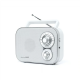 Muse | Portable Radio | M-051RW | AUX in | White