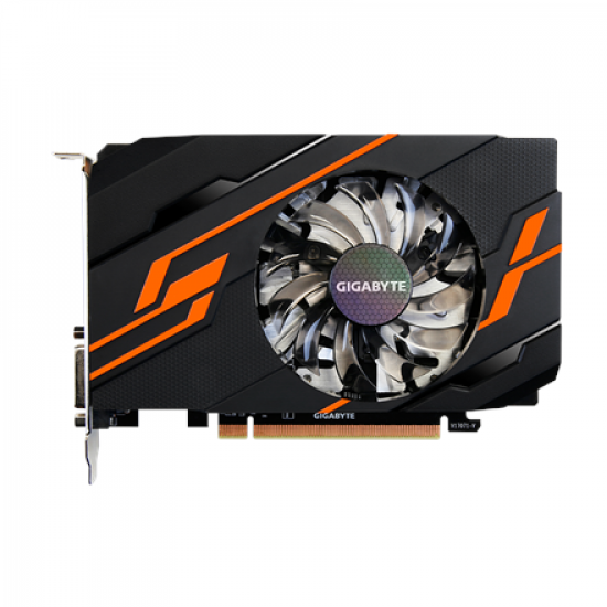 Gigabyte | NVIDIA | 2 GB | GeForce GT 1030 | GDDR5 | Cooling type Active | DVI-D ports quantity 1 | HDMI ports quantity 1 | PCI Express 3.0 | Memory clock speed 6008 MHz | Processor frequency 1265 MHz