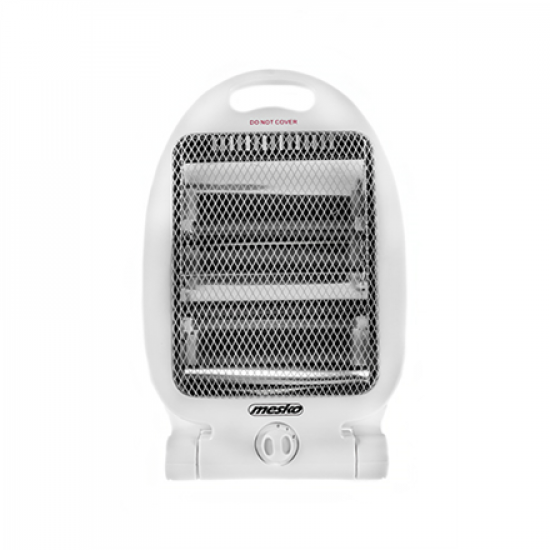 Mesko | Heater | MS 7710 | Halogen Heater | 800 W | Number of power levels 2 | White