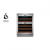 Caso | Wine cooler | WineChef Pro 40 | Energy efficiency class G | Showcase | Free standing | Bottles capacity Up to 40 bottles | Cooling type Compressor technology | Stainless steel/Black