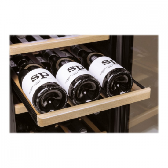 Caso | Wine cooler | WineComfort 380 Smart | Energy efficiency class G | Showcase | Free standing | Bottles capacity Up to 38 bottles | Cooling type Compressor technology | Stainless steel/Black