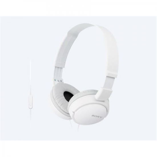 Sony | MDR-ZX110APW.CE7 | Wired | On-Ear | Microphone | White