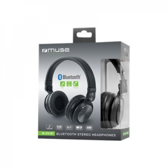 Muse | M-276BT | Wireless | On-Ear | Microphone | Wireless | Black