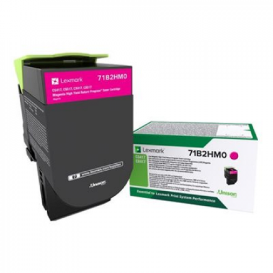 Lexmark Magenta Return Program Toner Cartridge CS/CX417,517 | 3,5K Magenta Return Program Toner Cartridge CS/CX417,517 | Cartridge | Magenta