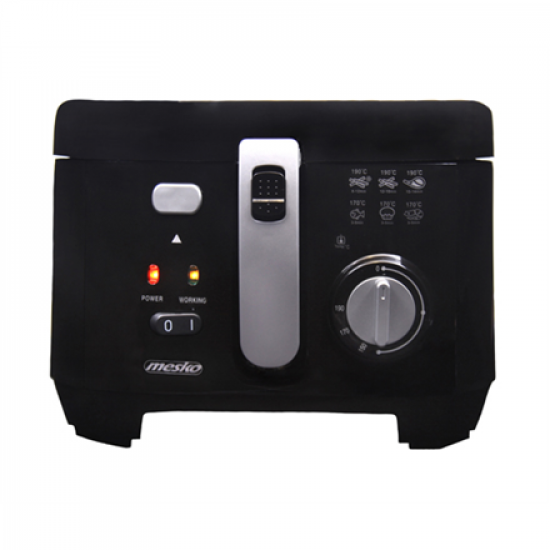 Mesko | Deep fryer | MS 4908 | Power 1800 W | Capacity 2.5 L | Black