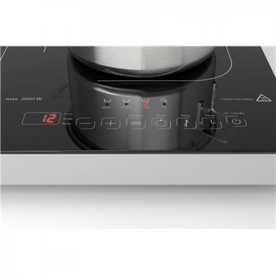 Caso | Hob | ProGourmet 3500 | Table top | Number of burners/cooking zones 2 | Sensor touch display | Timer | Black | Display