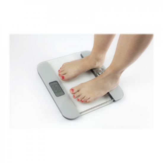 Caso | Body Energy Ecostyle personal scale | 3416 | Maximum weight (capacity) 180 kg | Accuracy 100 g | White/Grey
