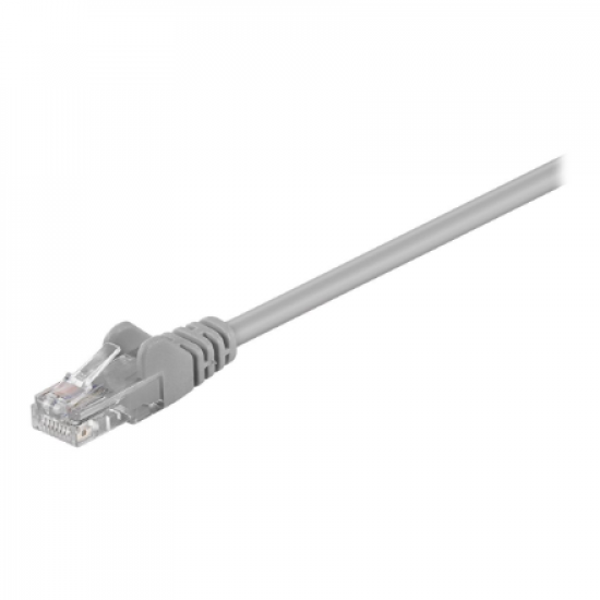 Goobay | CAT 5e patch cable, U/UTP | Grey RJ45 male (8P8C) | RJ45 male (8P8C)