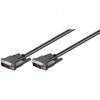 Goobay | DVI-D FullHD cable Dual Link, nickel plated | DVI-D male Dual-Link (24+1 pin) | DVI-D male Dual-Link (24+1 pin) | DVI to DVI | 1.8 m