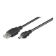 Goobay | USB 2.0 Hi-Speed cable | USB-A to mini-USB USB 2.0 male (type A) | USB 2.0 mini male (type B, 5-pin)