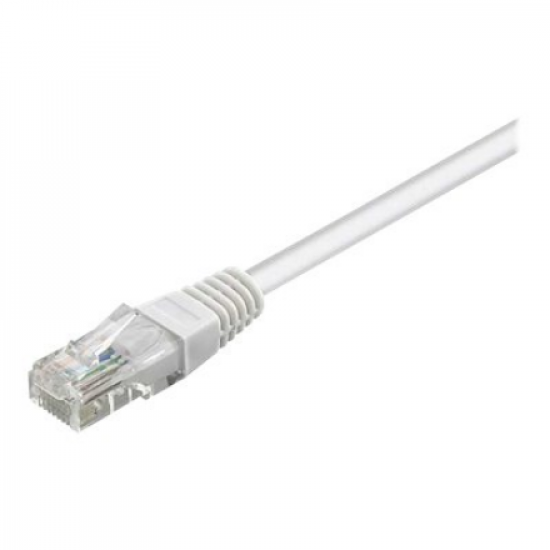 Goobay | CAT 5e patch cable, U/UTP | White RJ45 male (8P8C) | RJ45 male (8P8C)