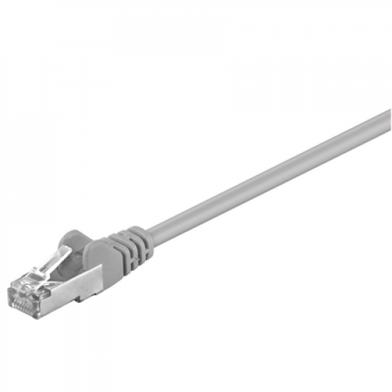Goobay | CAT 5e patchcable 50126, F/UTP | Grey RJ45 male (8P8C) | RJ45 male (8P8C)