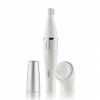 Braun | Face Epilator and facial cleansing brush | SE810 | Wet & Dry | White/Silver