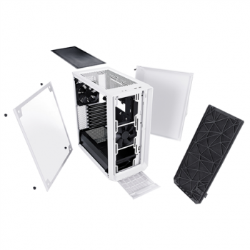 Fractal Design | Meshify C White - TG | FD-CA-MESH-C-WT-TGC | Side window | White | ATX | Power supply included No | ATX
