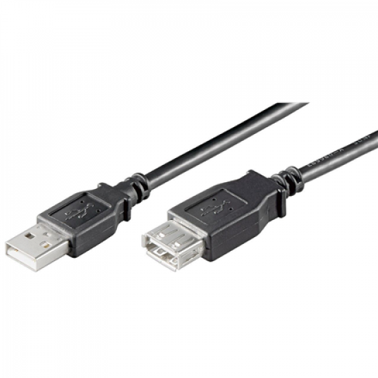 Goobay | USB 2.0 Hi-Speed extension cable | USB-A to USB-A USB 2.0 male (type A) | USB 2.0 female (type A)