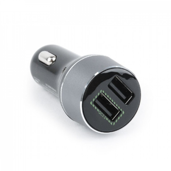 EnerGenie | EG-U2QC3-CAR-01 | 2-port USB car quick charger | 5 V | Car charger