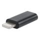 Cablexpert | USB Type-C adapter (CF/8pin M), Black