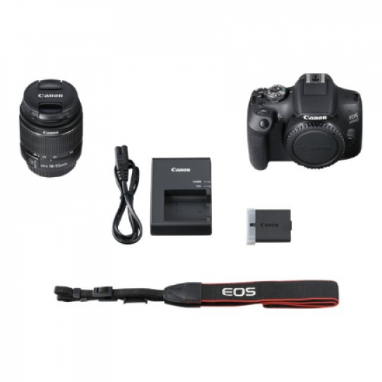 Canon | EOS | 2000D 18-55 III EU26 | SLR Camera Kit | Megapixel 24.1 MP | ISO sensitivity (max) 12800 | Display diagonal 3.0 