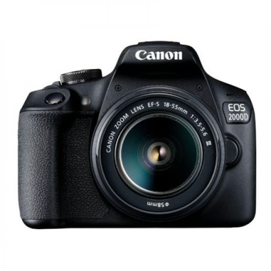 Canon | EOS | 2000D 18-55 III EU26 | SLR Camera Kit | Megapixel 24.1 MP | ISO sensitivity (max) 12800 | Display diagonal 3.0 
